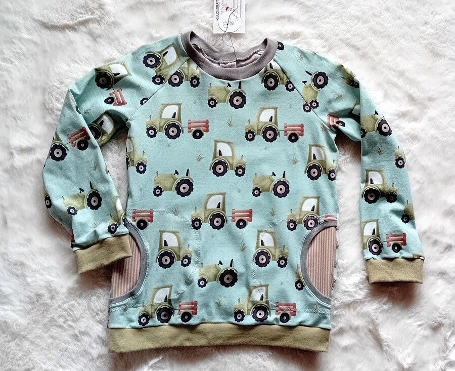 Jungen Pullover TRAKTOREN in Gr. 122