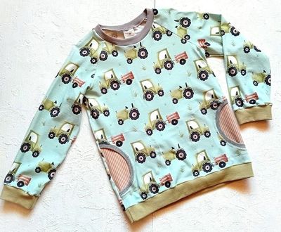 Jungen Pullover TRAKTOREN in Gr. 122