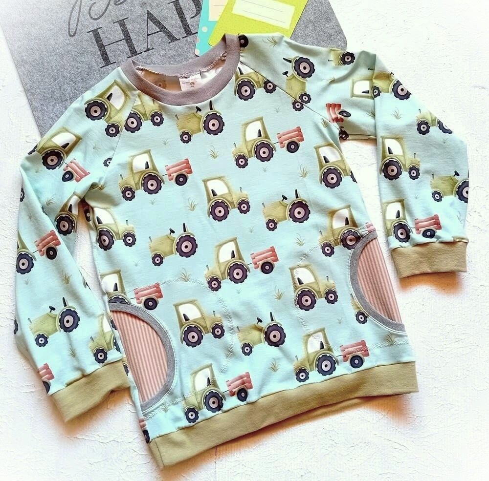 Jungen Pullover TRAKTOREN in Gr. 122