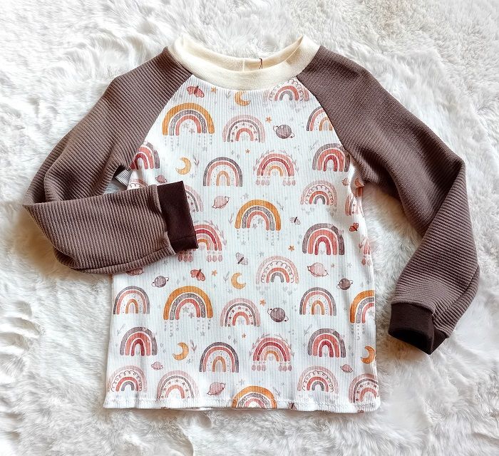Langarmshirt Kinder REGENBOGEN in Gr. 104