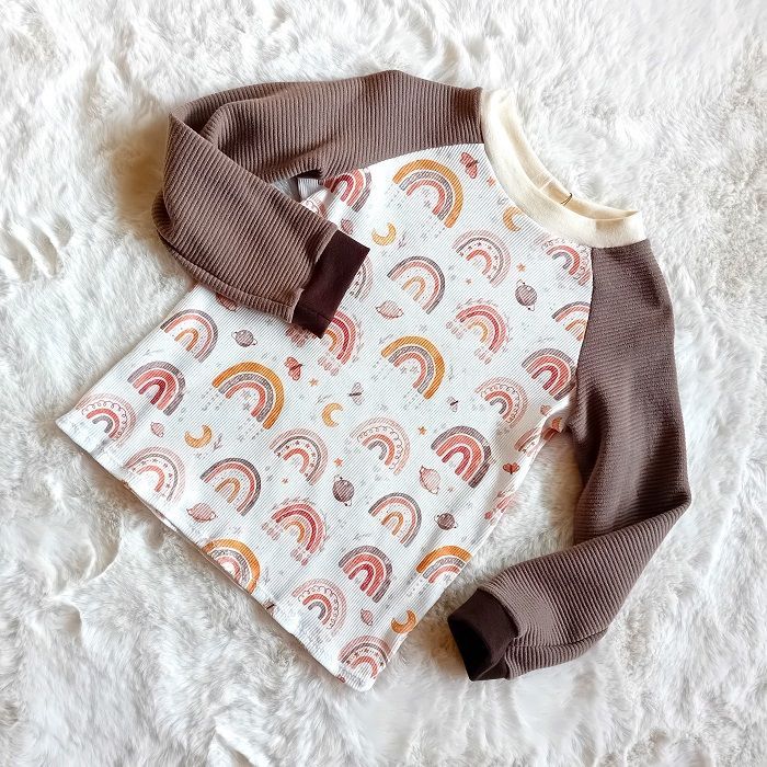 Langarmshirt Kinder REGENBOGEN in Gr. 104