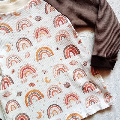 Langarmshirt Kinder REGENBOGEN in Gr. 104