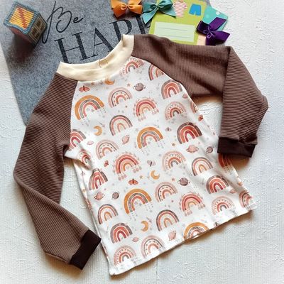 Langarmshirt Kinder REGENBOGEN in Gr. 104 Langarmshirt Kinder REGENBOGEN in Gr. 104