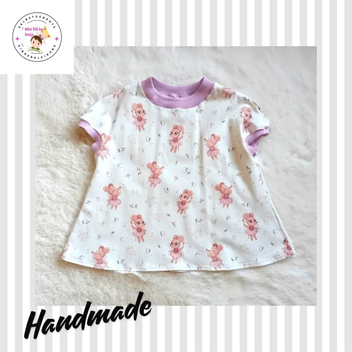 Kinder Tunika Shirt ZAUBERMAUS in Gr. 86/92