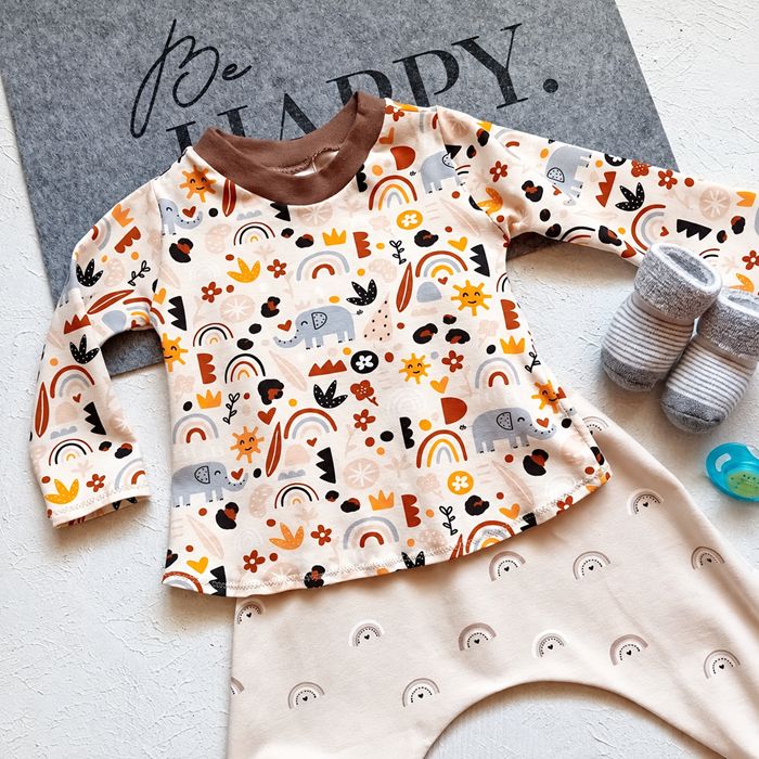 Baby Set Pumphose & Pullover SAFARITOUR in Gr. 68/74