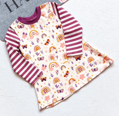 Kinderkleid langarm ZAUBERWELT in Gr. 86