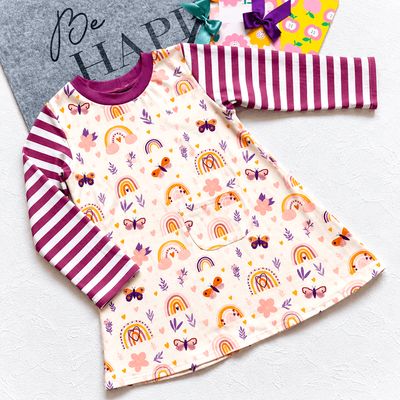 Kinderkleid langarm ZAUBERWELT in Gr. 86