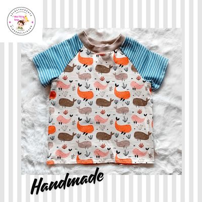 Kinder T-Shirt WALE in Gr. 80