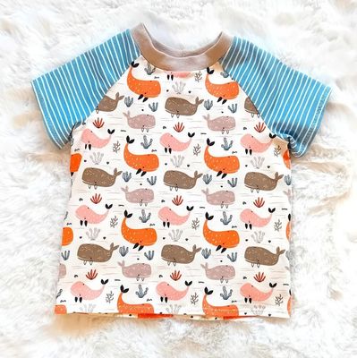 Kinder T-Shirt WALE in Gr. 80