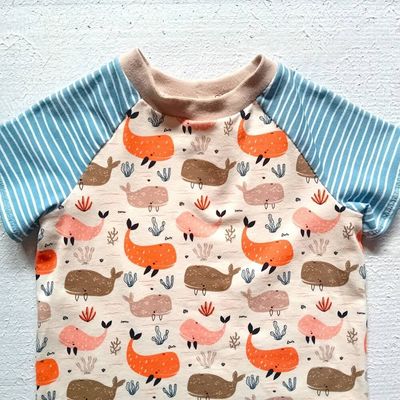 Kinder T-Shirt WALE in Gr. 80