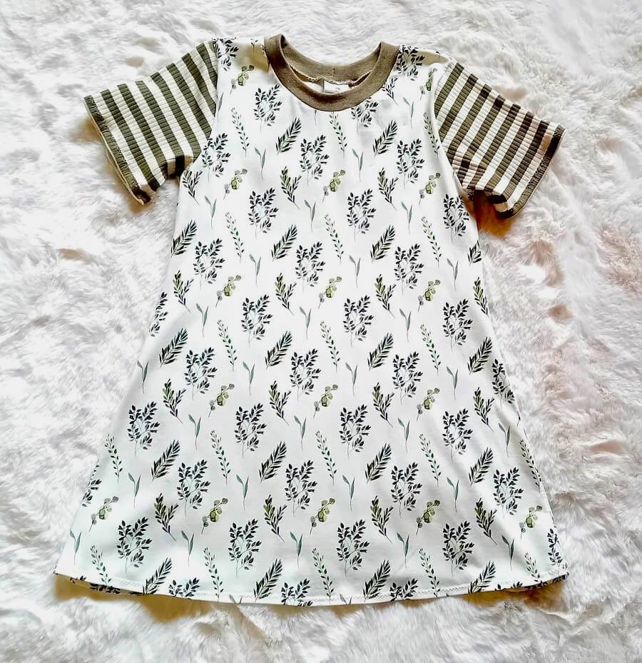Kinderkleid Sommerkleid EUKALYPTUS in Gr. 134