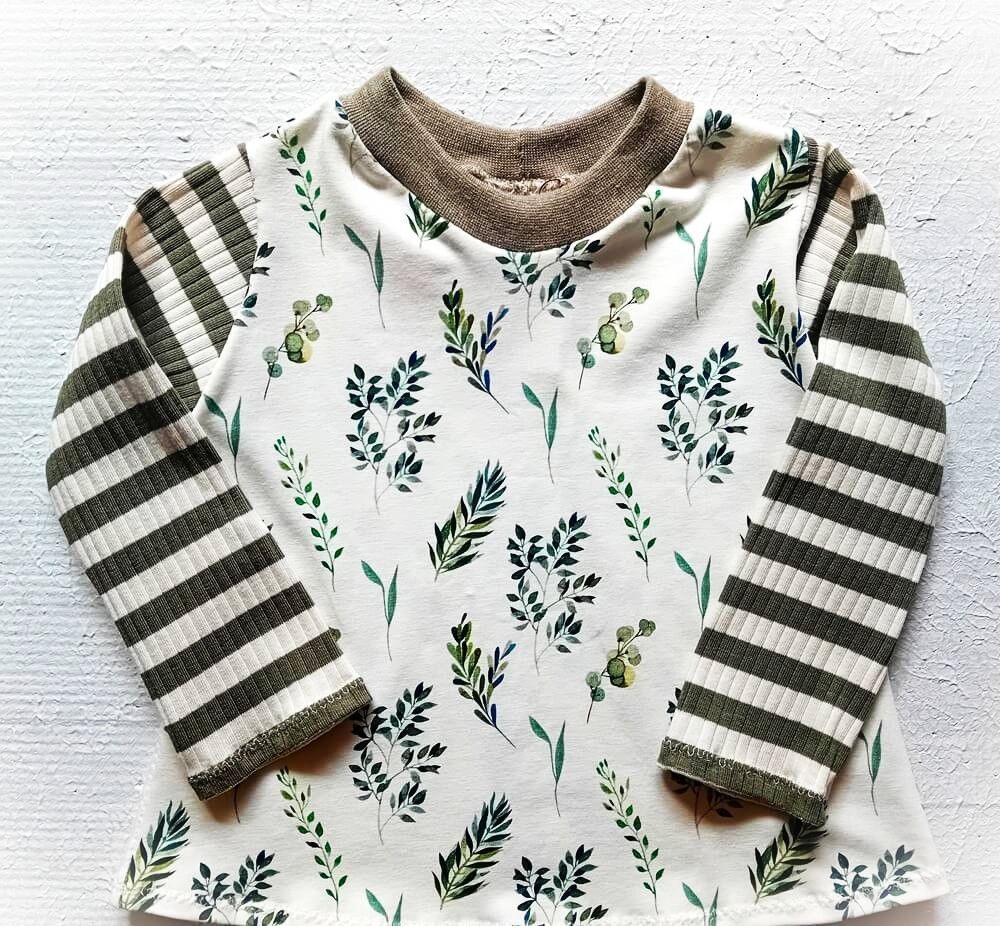 Baby Pullover EUKALYPTUS in Gr. 74
