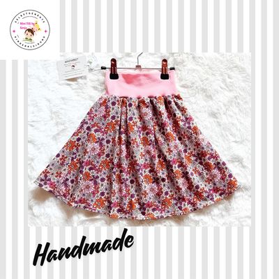 Kinderrock Tellerrock BLUMENFREUDE in Gr. 122/128