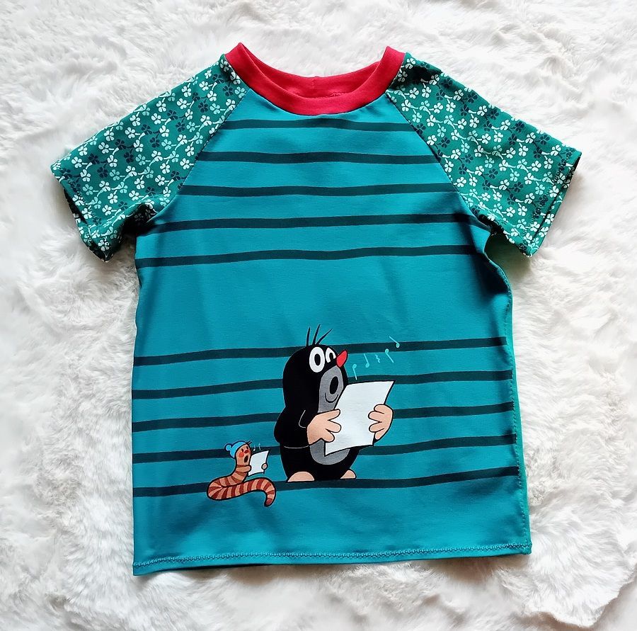 Kinder T-Shirt PAULI lustige Musikanten in Gr. 110