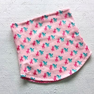 Kinder Loopschal  EINHORN / 12-18 Monate