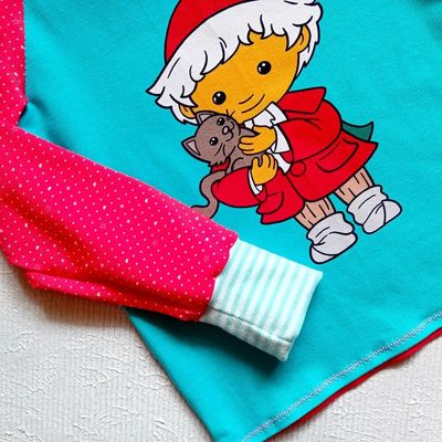 Langarmshirt Kinder SANDMANN mit Katze in Gr. 98