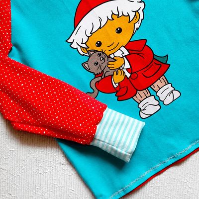 Langarmshirt Kinder SANDMANN mit Katze in Gr. 98