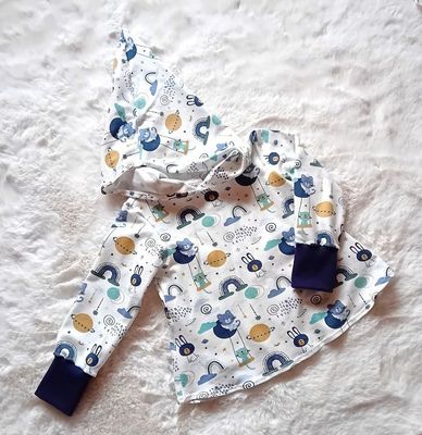 Kinderpullover langarm SPIELTIERE in Gr. 86