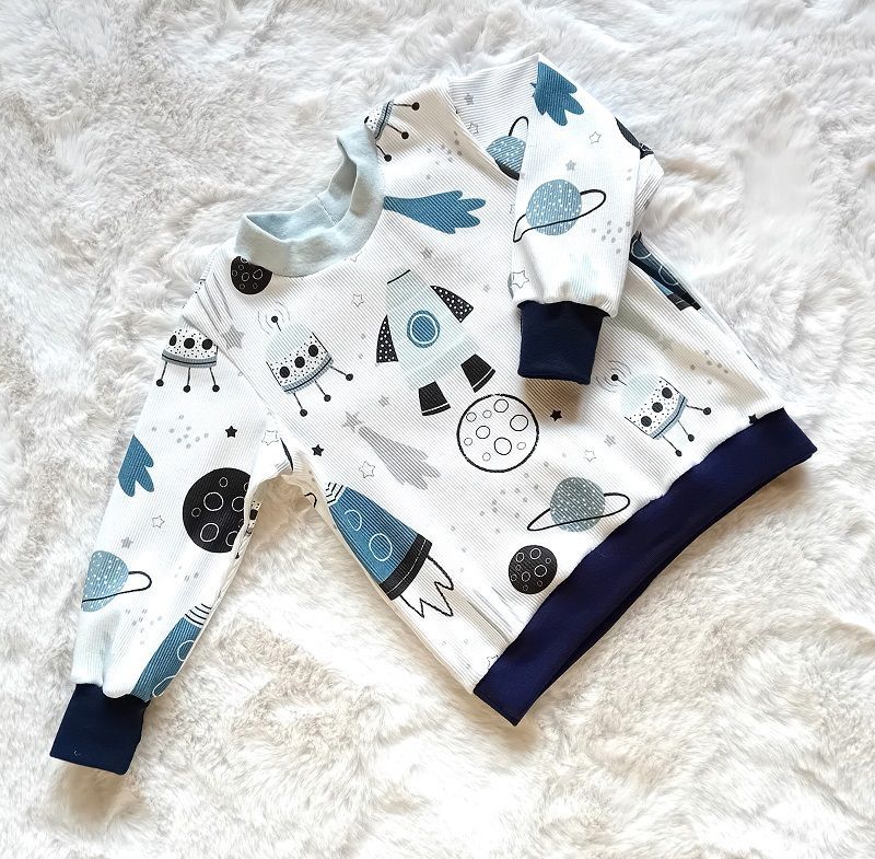 Jungen Pullover RAKETEN in Gr. 80