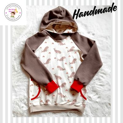 Kapuzenpullover Kinder Hoodie WALE in Gr. 134