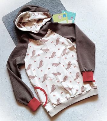 Kapuzenpullover Kinder Hoodie WALE in Gr. 134 Kapuzenpullover Kinder Hoodie WALE in Gr. 134