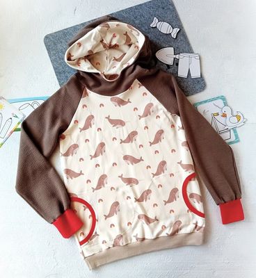 Kapuzenpullover Kinder Hoodie WALE in Gr. 134 Kapuzenpullover Kinder Hoodie WALE in Gr. 134