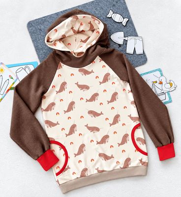 Kapuzenpullover Kinder Hoodie WALE in Gr. 134 Kapuzenpullover Kinder Hoodie WALE in Gr. 134