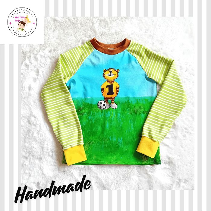 Langarmshirt Jungen JANOSCH FUSSBALL in Gr. 128