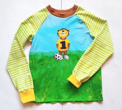 Langarmshirt Jungen JANOSCH FUSSBALL in Gr. 128