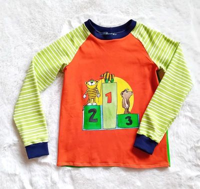 Langarmshirt Jungen JANOSCH FUSSBALL SIEGER in Gr. 122