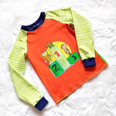 Langarmshirt Jungen JANOSCH FUSSBALL SIEGER in Gr. 122