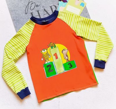 Langarmshirt Jungen JANOSCH FUSSBALL SIEGER in Gr. 122 Langarmshirt Jungen JANOSCH FUSSBALL SIEGER in Gr. 122