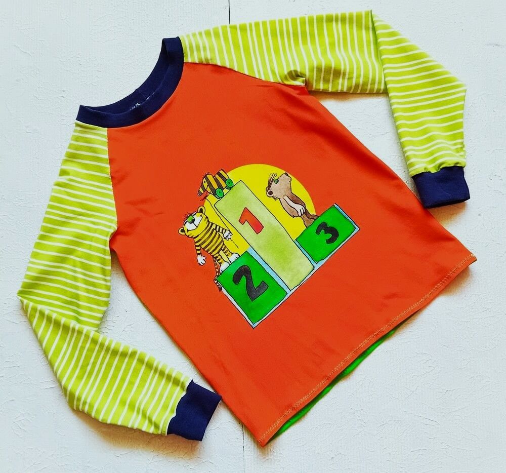 Langarmshirt Jungen JANOSCH FUSSBALL SIEGER in Gr. 122