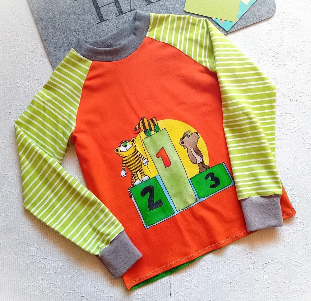 Langarmshirt Jungen JANOSCH FUSSBALL CHAMPION in Gr. 116