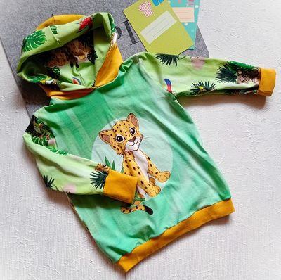 Kapuzenpullover Kinder Hoodie SAFARI in Gr. 98/104 Kapuzenpullover Kinder Hoodie SAFARI in Gr. 98/104