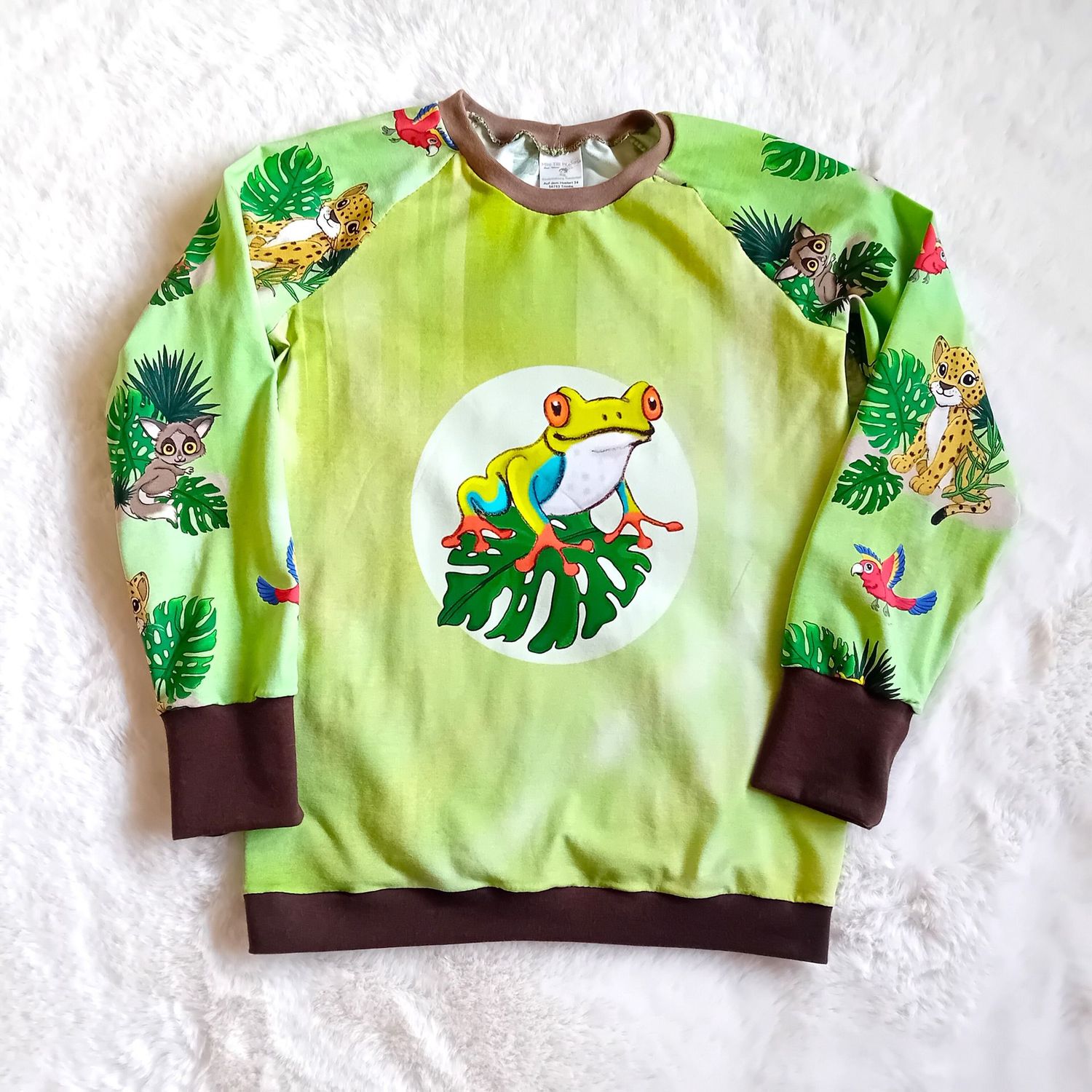 Kinderpullover langarm FROSCH in Gr. 134