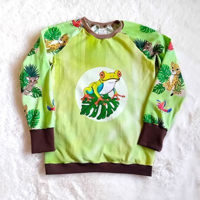 Kinderpullover langarm FROSCH in Gr. 134