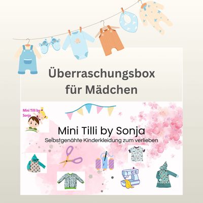 Mystery Box Handmade Kleidung Girly - Gr. 80 bis 92