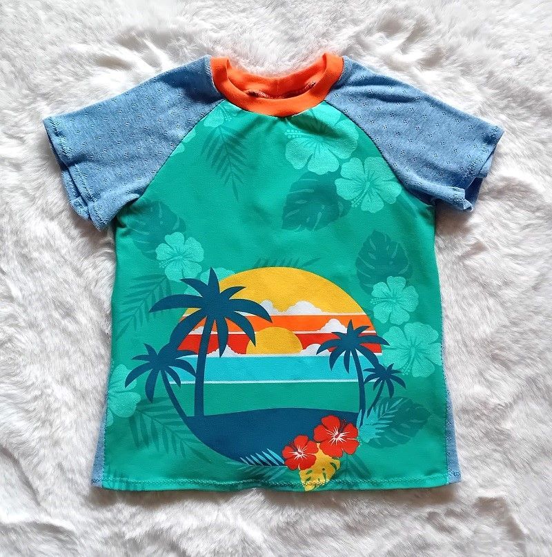 Kinder T-Shirt Urlaubsfeeling in Gr. 110
