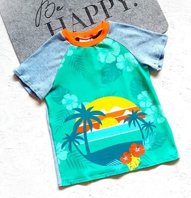 Kinder T-Shirt Urlaubsfeeling in Gr. 110 Kinder T-Shirt Urlaubsfeeling in Gr. 110