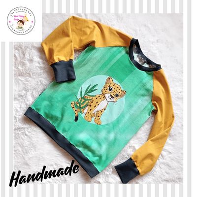 Kinderpullover langarm LEOPARD BABY in Gr. 122