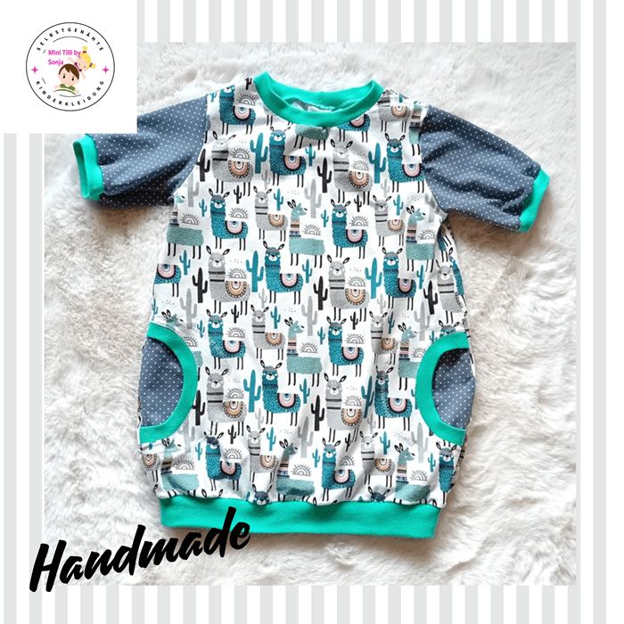 Ballonkleid Kinder LAMA in Gr. 86/92