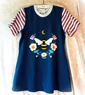 Kinderkleid Sommerkleid BIENE in Gr. 128