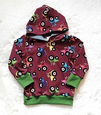 Kapuzenpullover Jungen TRAKTORFREUNDE in Gr. 92