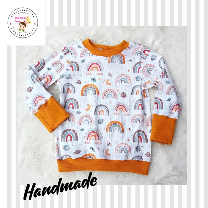Kinderpullover langarm REGENBOGEN in Gr. 86 Kinderpullover langarm REGENBOGEN in Gr. 86