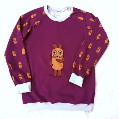 Kinderpullover langarm DIE MAUS in Gr. 134