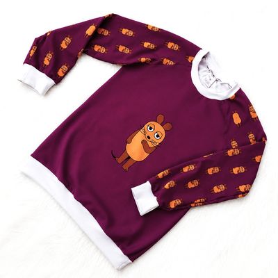 Kinderpullover langarm DIE MAUS in Gr. 134