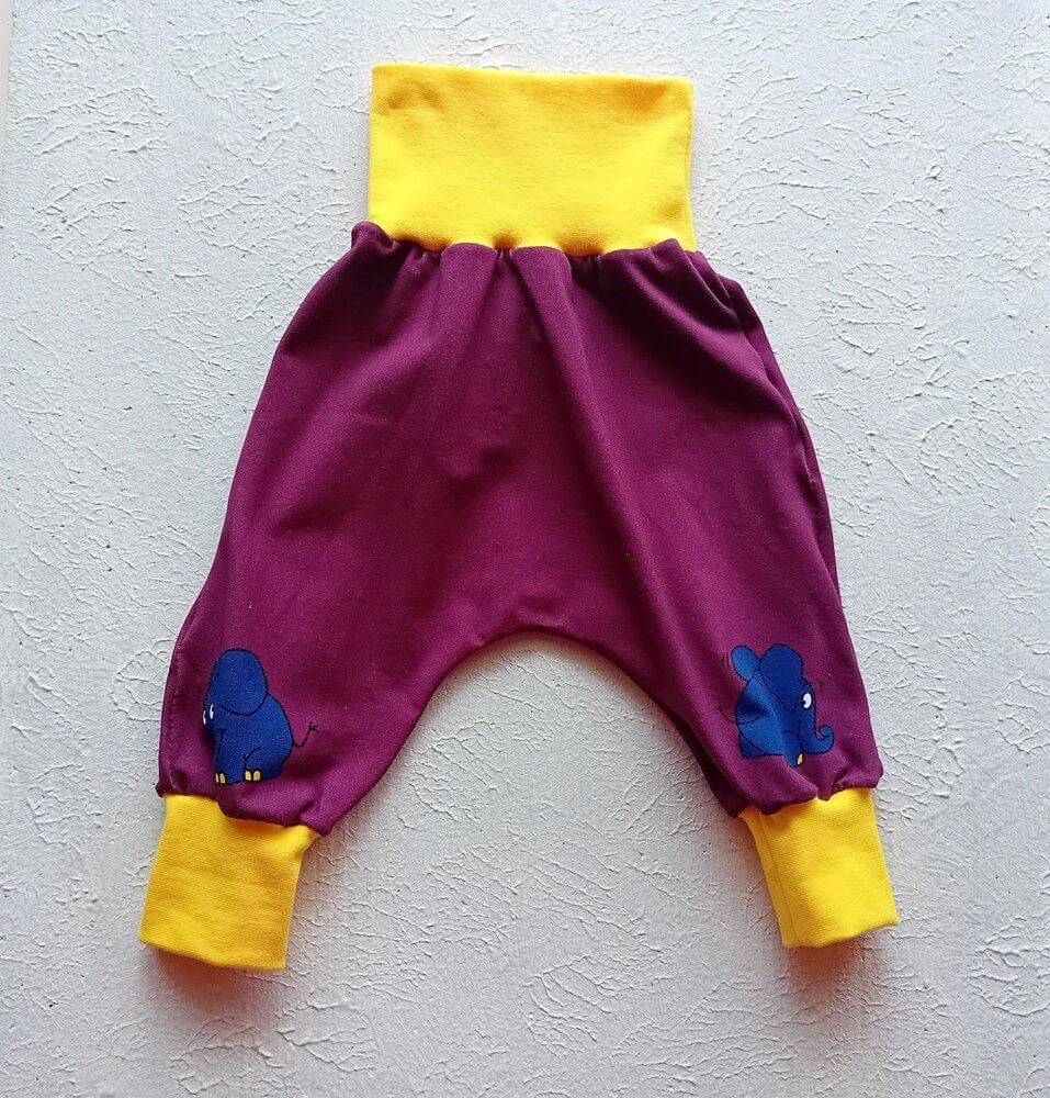 Baby Pumphose ENTE & ELEFANT in Gr. 62/68