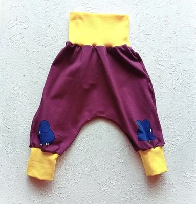 Baby Pumphose ENTE & ELEFANT in Gr. 62/68