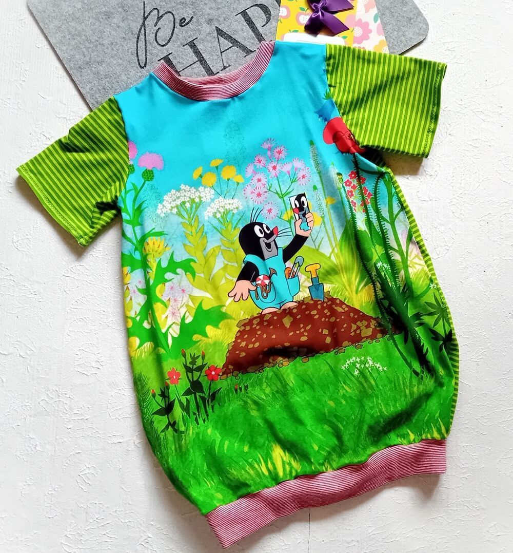 Ballonkleid Kinder MAULWURF HOSE in Gr. 110/116